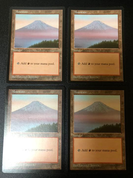 MTG 富士山　Mountain Edward P.Beard Jr　8枚セット