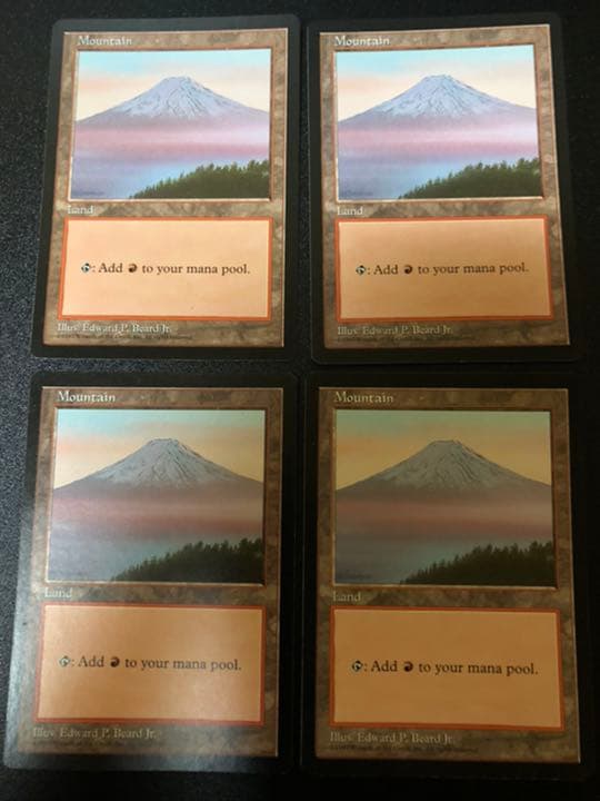 MTG 富士山　Mountain Edward P.Beard Jr　8枚セット
