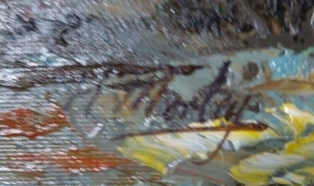 H.Morley画　「街角」