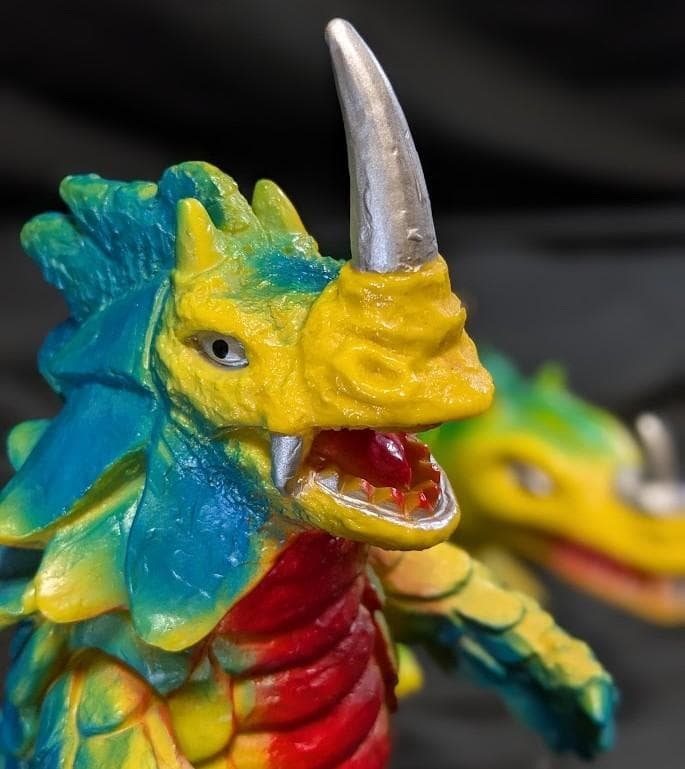 シーゴラス＆シーモンス　帰マン登場怪獣（ブルマァク復刻）ソフビ２体セット