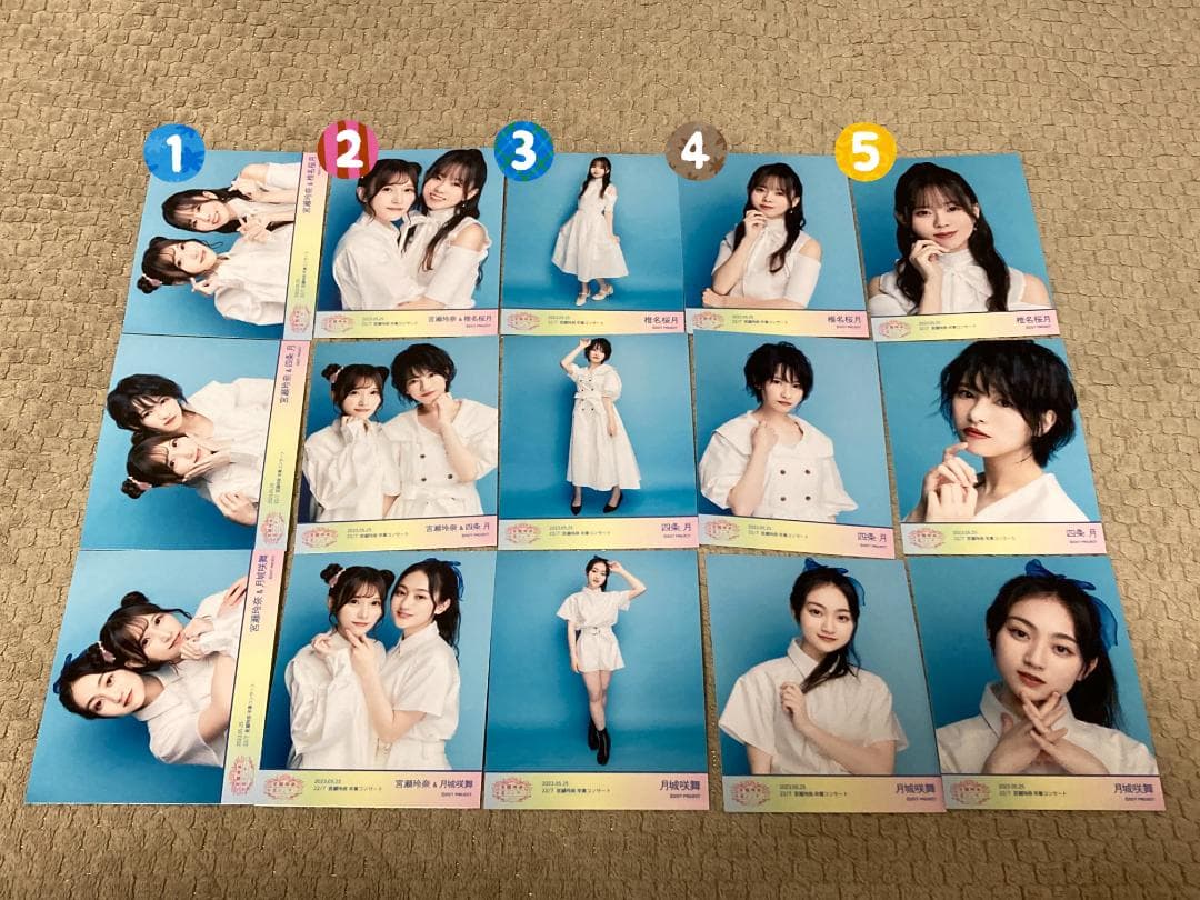 ナナニジ　22/7　宮瀬玲奈卒コン衣装　ブロマイド　バラ売り