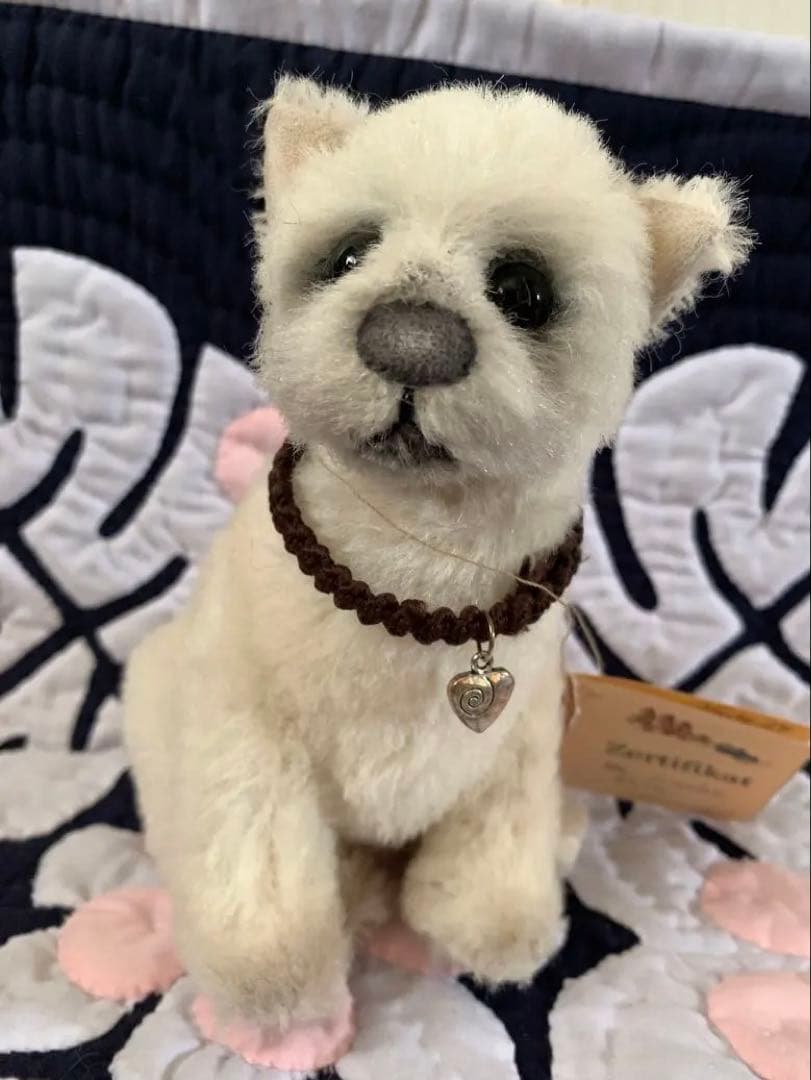 海外アーティスト作家　シルビアジルズ様　テディベア　ウエスティ