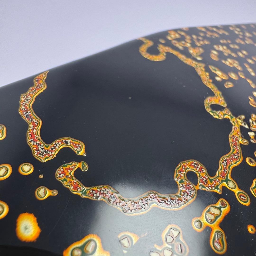 未使用 若狭塗 花瓶 花器 水差 高級漆器 漆 伝統工芸 陶芸 共箱