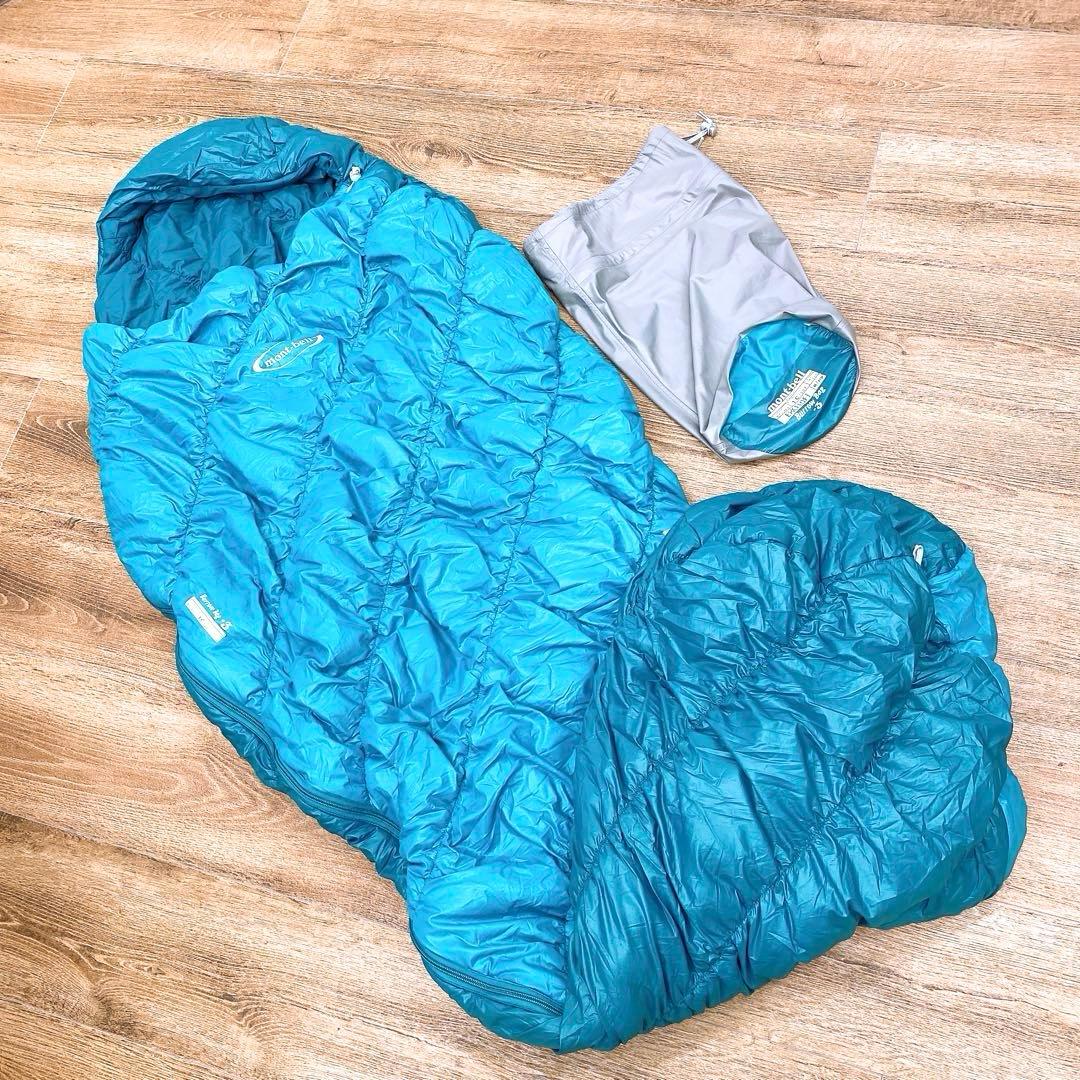 【TAKU】mont-bell モンベル バロウバッグ#3 寝袋 シュラフ