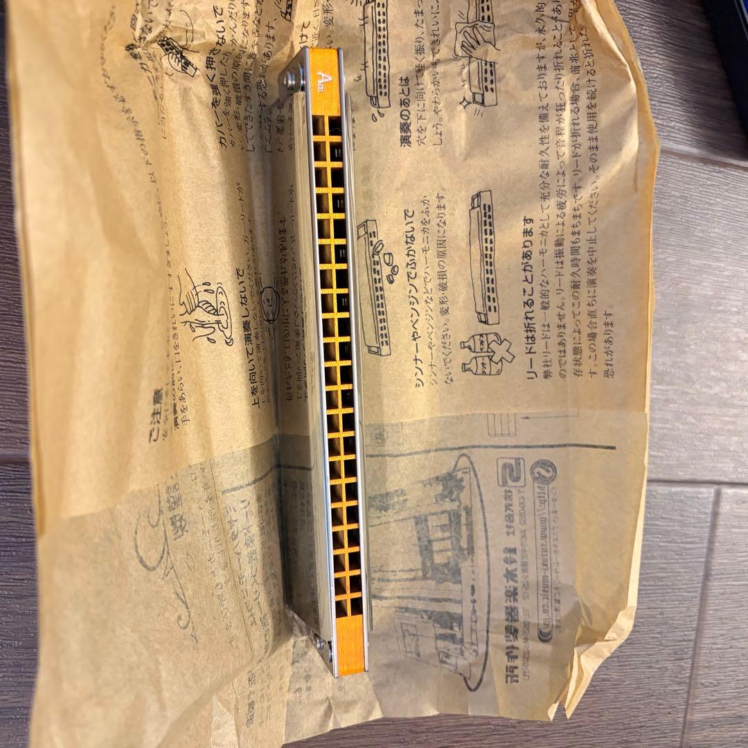 【新品未使用】高級ミヤタハーモニカ MH-21 Am調 複音ハーモニカ 鈴木楽器