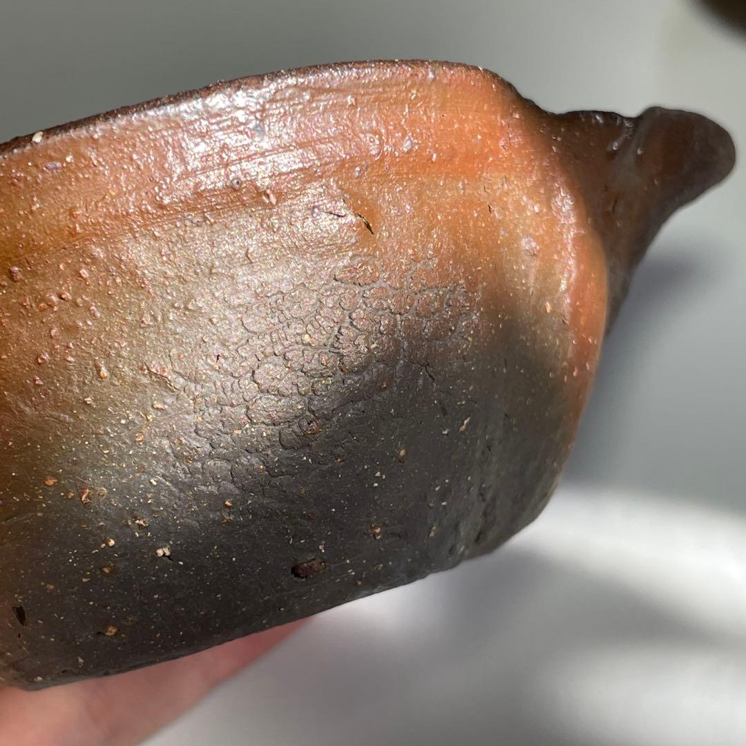 國吉清尚 焼締 珊瑚紋 宝瓶 急須 片口 国吉清尚 沖縄 やちむん