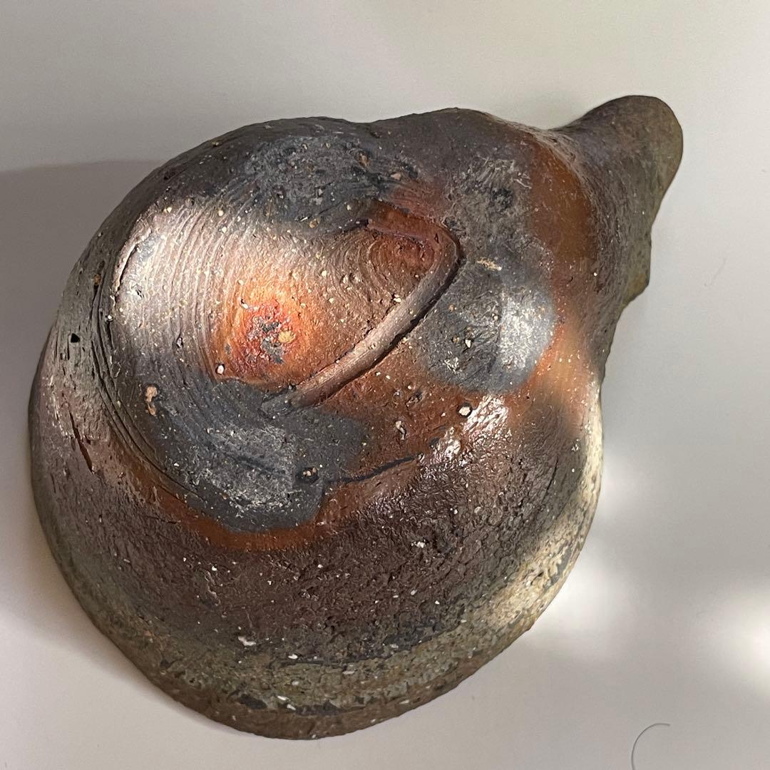 國吉清尚 焼締 珊瑚紋 宝瓶 急須 片口 国吉清尚 沖縄 やちむん