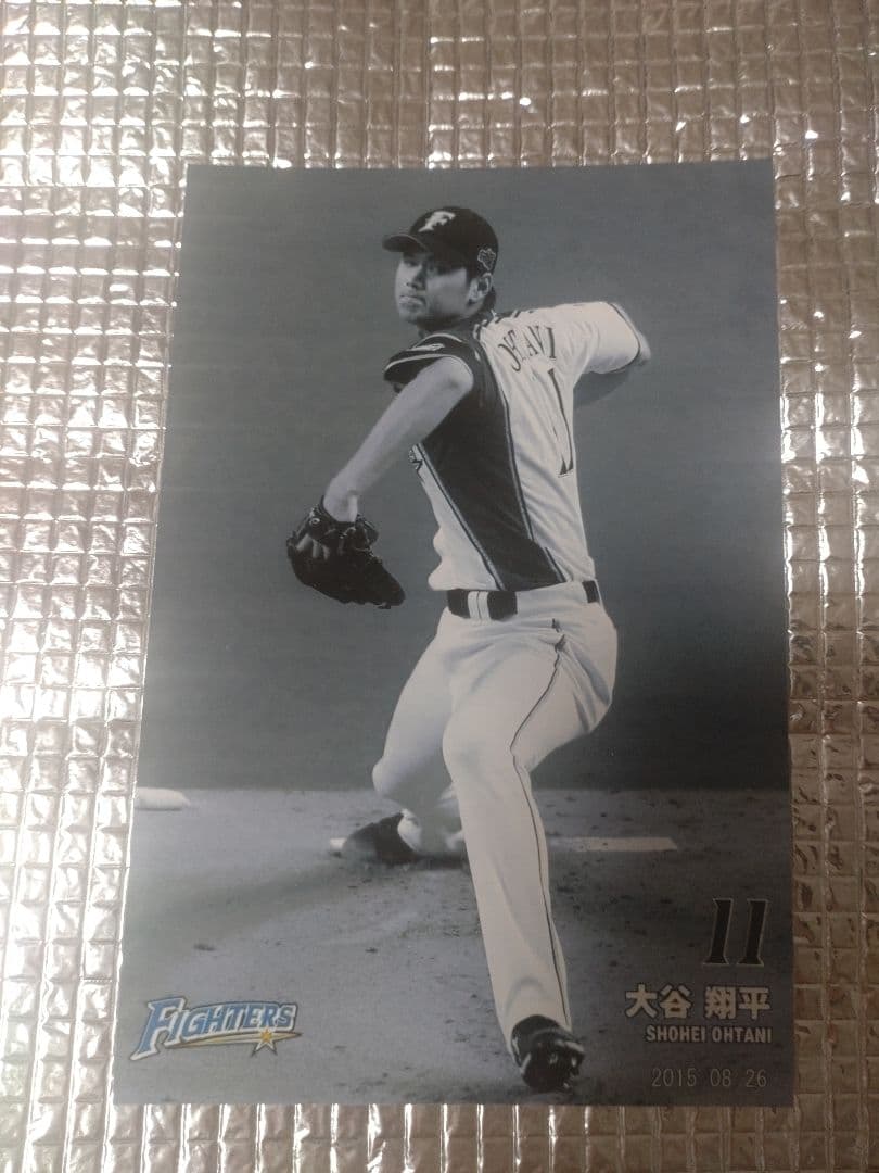 大谷翔平 2015 ハイライトフォト 球団公式写真 レア モノクロ