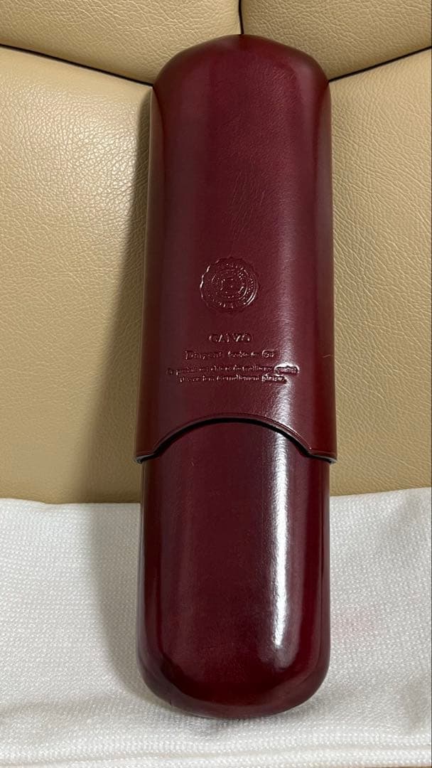 GANZO ワインレッド眼鏡・ペンケース