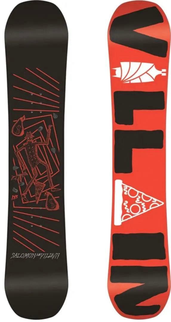 【親子2本セット】サロモンThe Villain 153&133㎝2本まとめて！