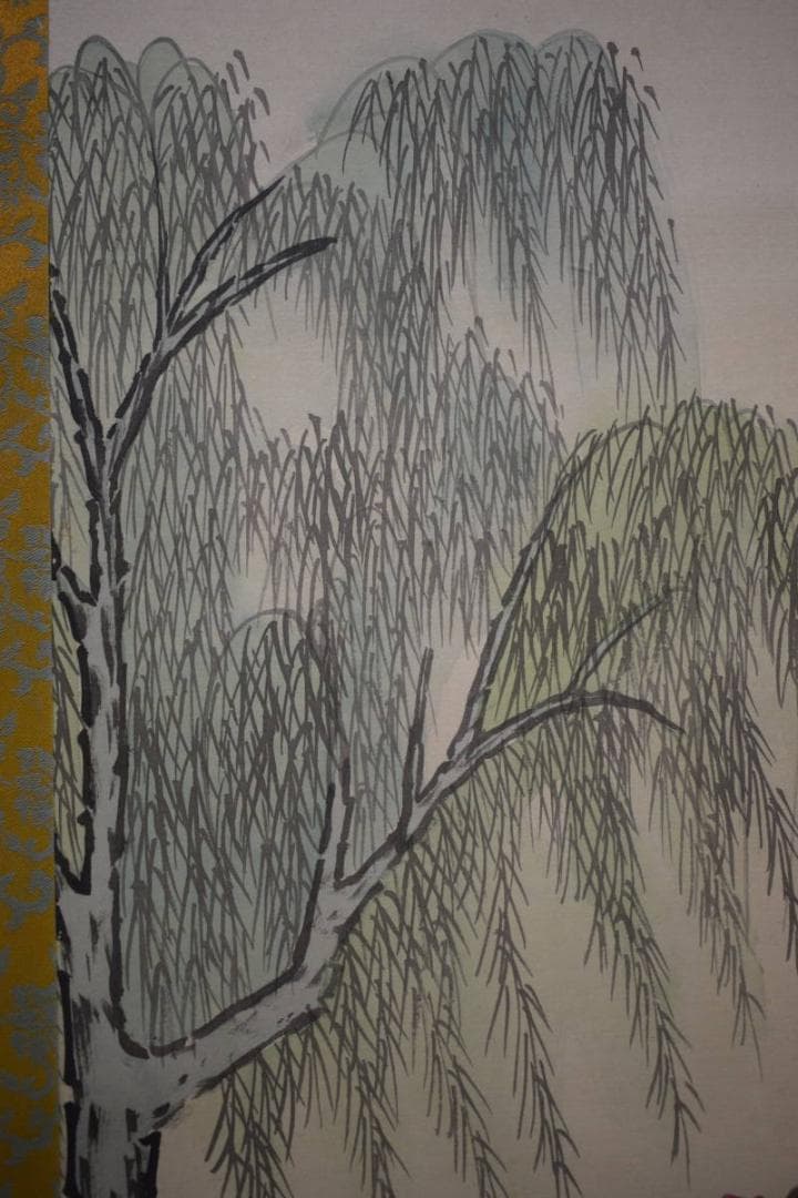 真作/青藤/西施図/美人画/中国古代四大美女/中国画/布袋屋掛軸HJ-771