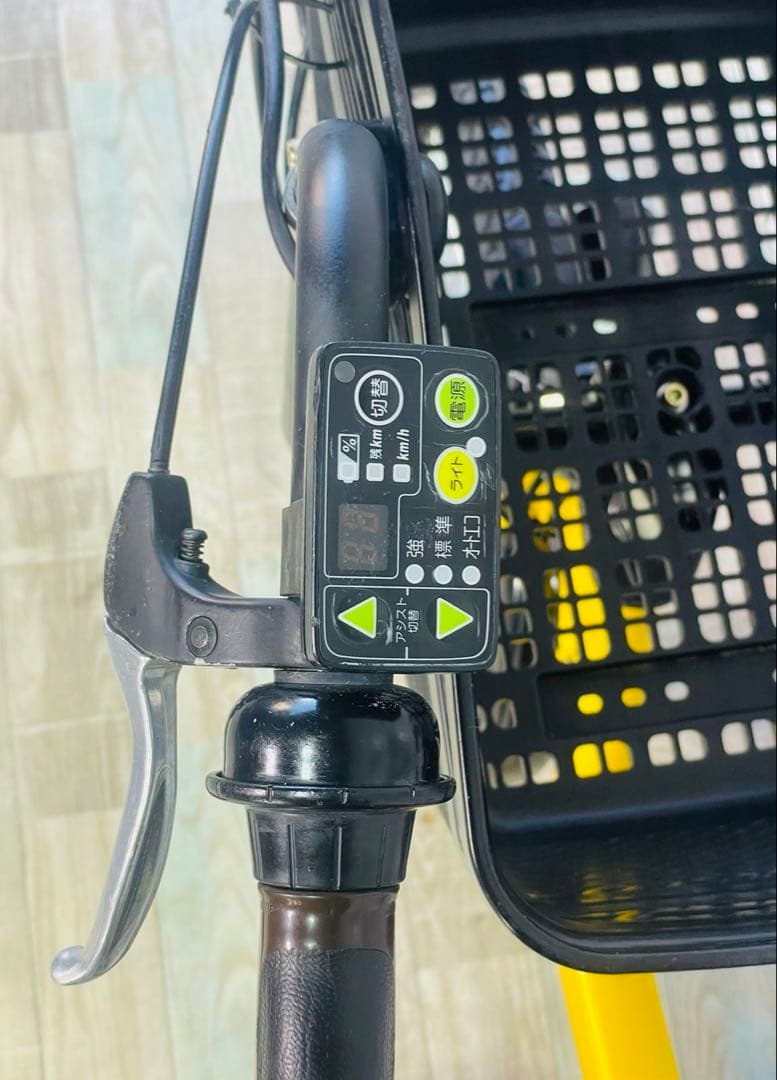 2997ブリヂストン8.7アンペア3人乗り対応子供乗せ　電動アシスト自転車