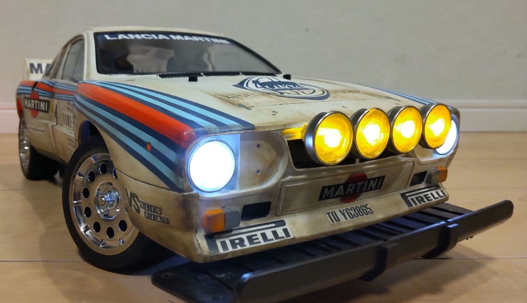 タミヤ　ラジコン　ランチア・ラリー037 予備ボディ（ダート塗装）付セット