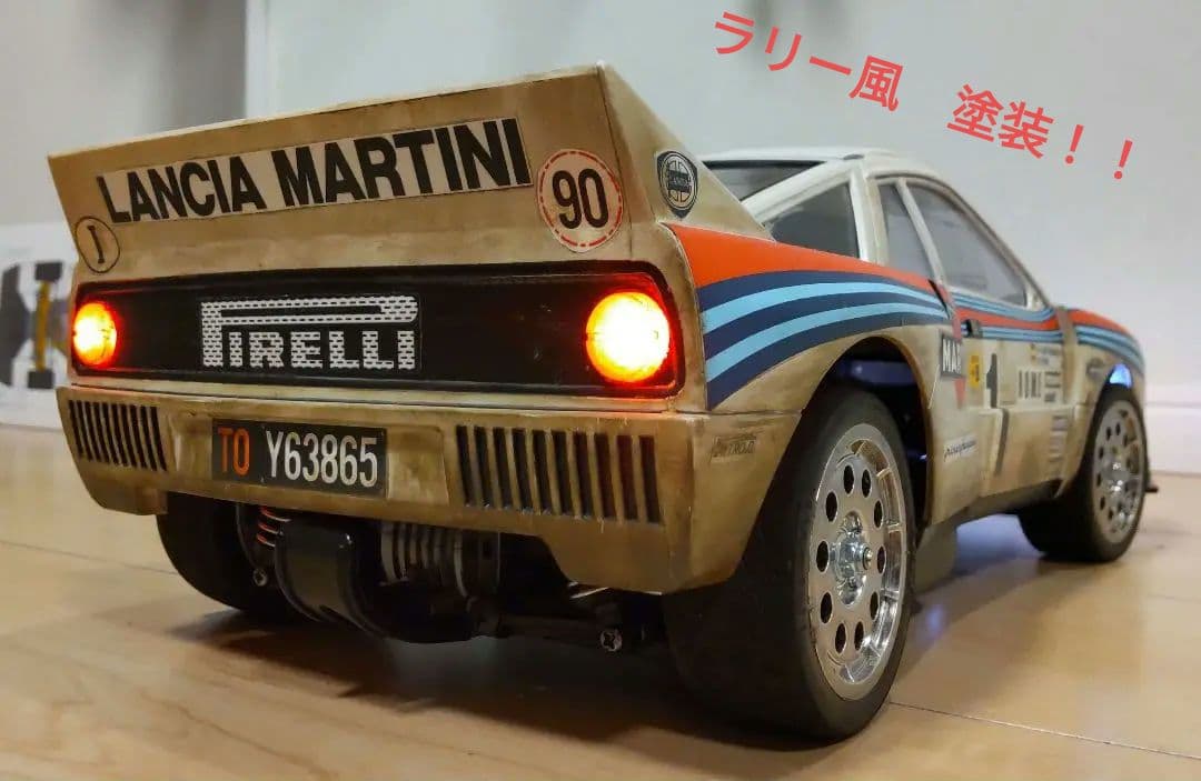 タミヤ　ラジコン　ランチア・ラリー037 予備ボディ（ダート塗装）付セット