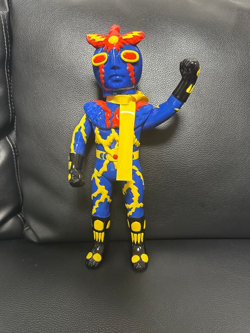 イナズマン パチ フィギュア ビンテージ レトロ 27cm マスク着脱式