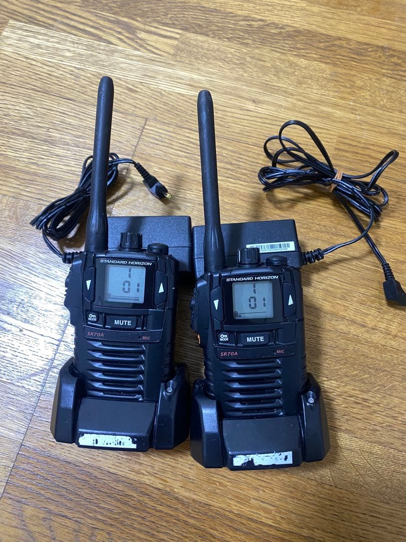 SR70A トランシーバー 2台セット 充電器付き