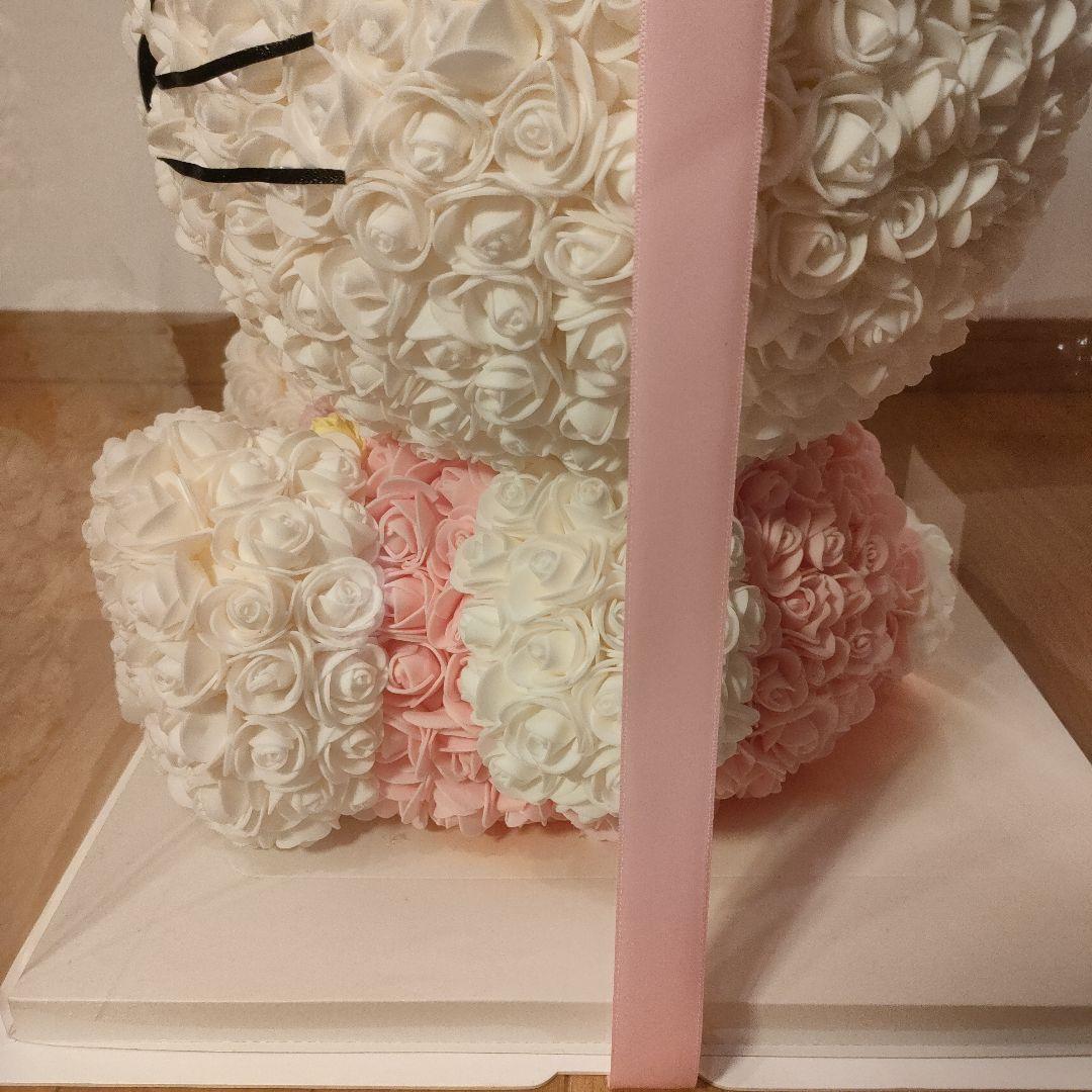 美品 ハローキティ 大型 ぬいぐるみ ブリザードフラワー