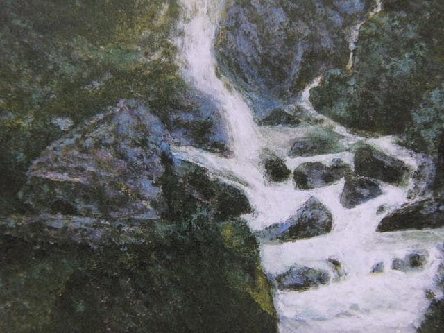 澤野文臣、【翳】、希少な額装用画集より、美品、新品額装付