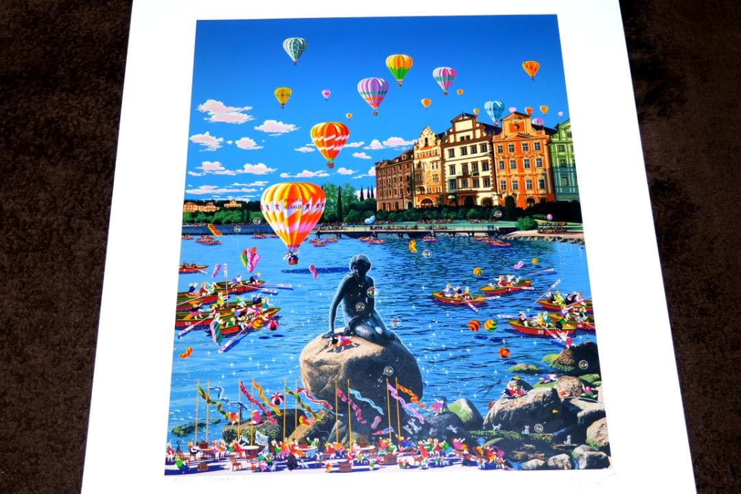 【ヒロ・ヤマガタ】　プリンセスマーメイド　シルクスクリーンシート　山形博導