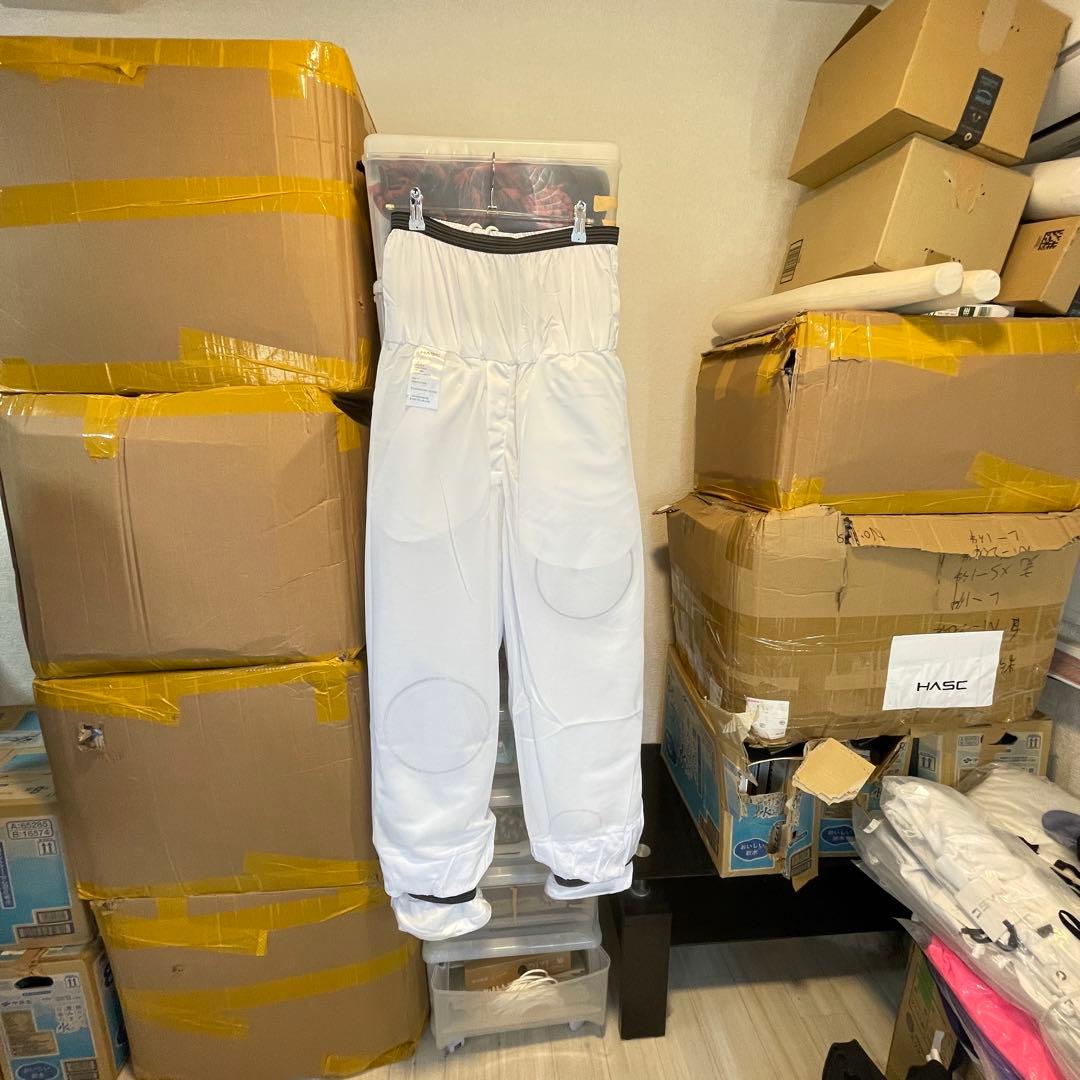 新品未使用 スキーパンツ ホワイト L 男女兼用 日常使用可