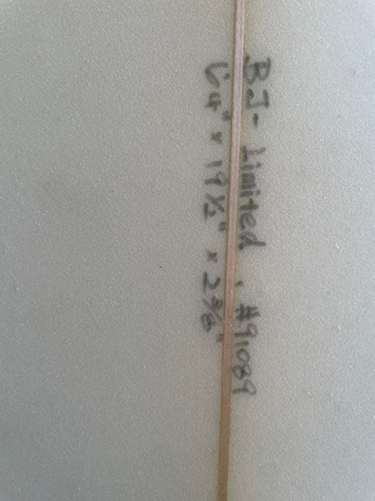 サーフィン・ボディボード Billabong BJ-LIMITED 6'4