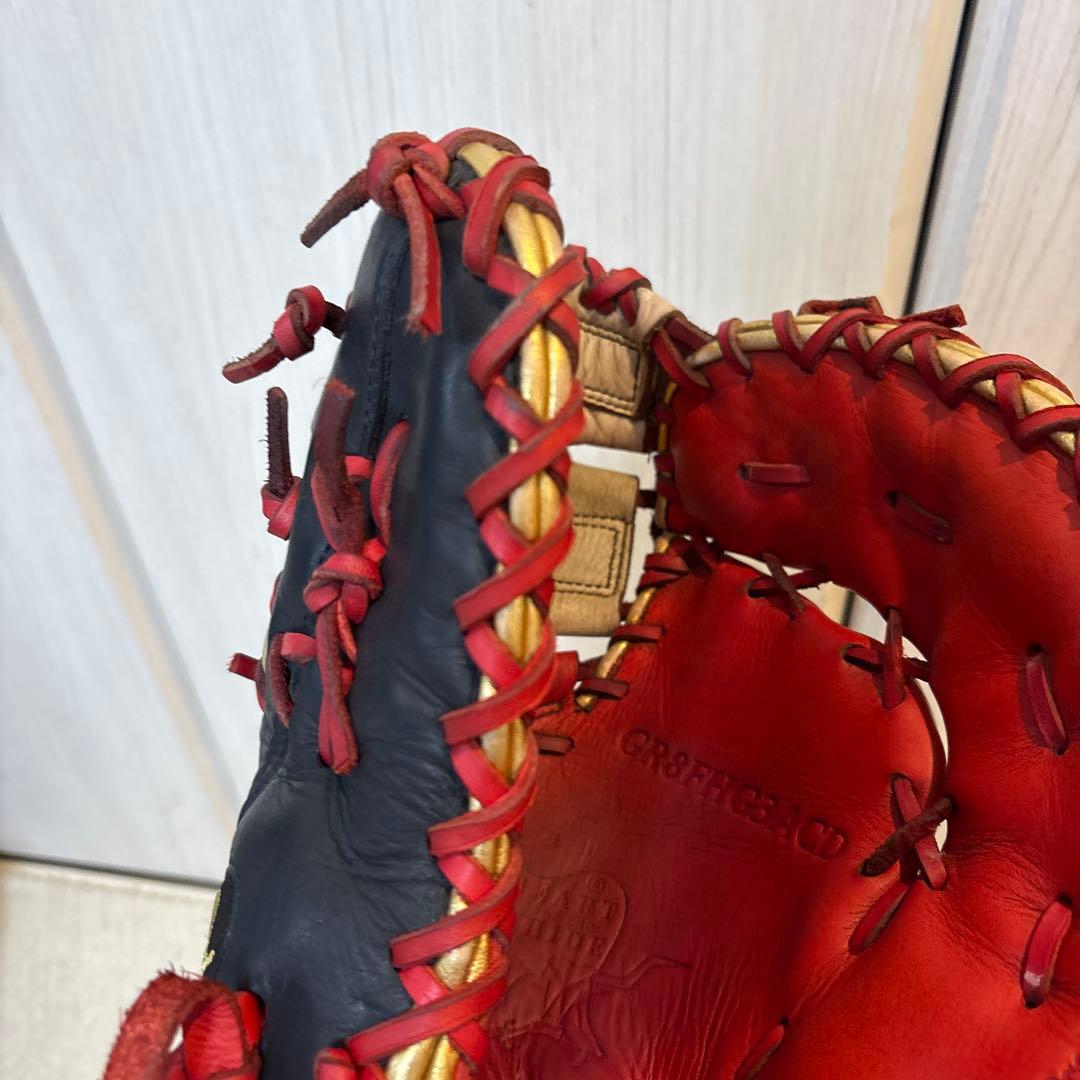 Rawlings 軟式一般　ファーストミット　白/黒/赤