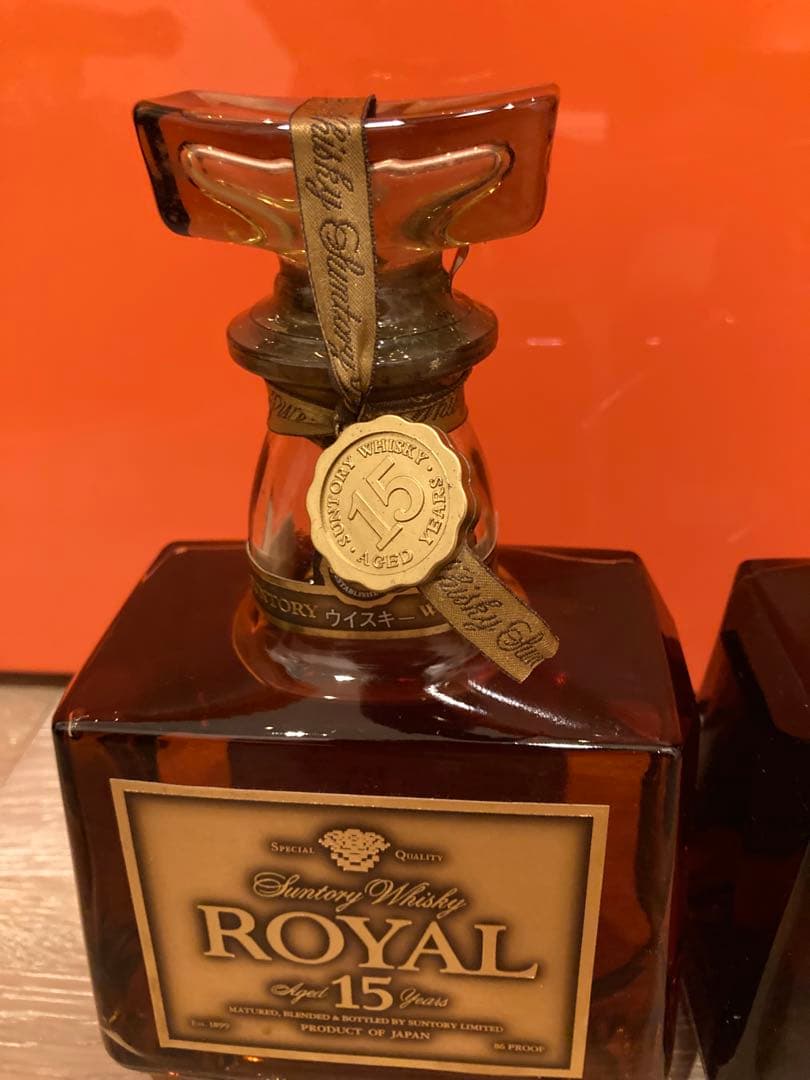 サントリー  15年 ゴールドラベル プレミアム ブルーラベル12年