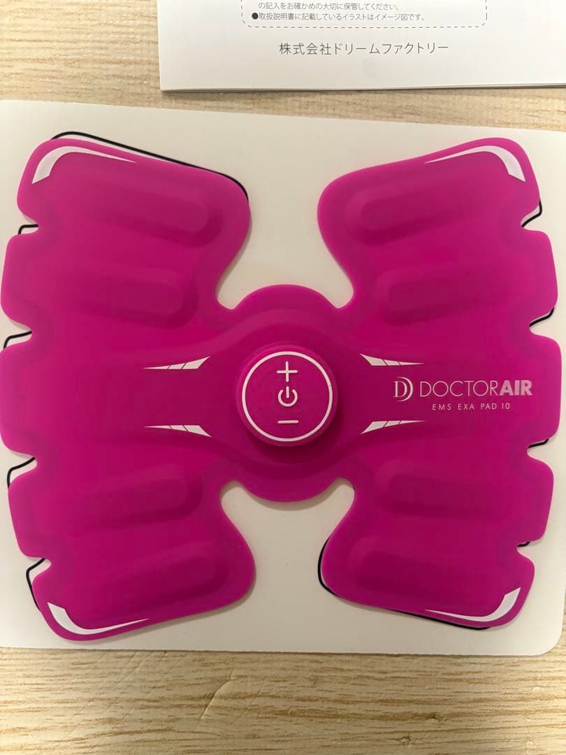 DOCTOR AIR EMS EXA PAD 10 ピンク・ブラック