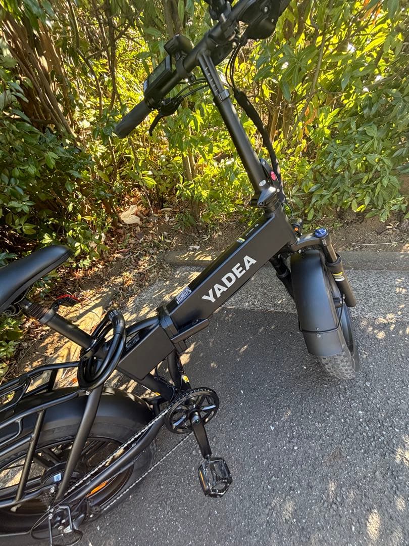 YADEA 折りたたみ自転車 ブラック
