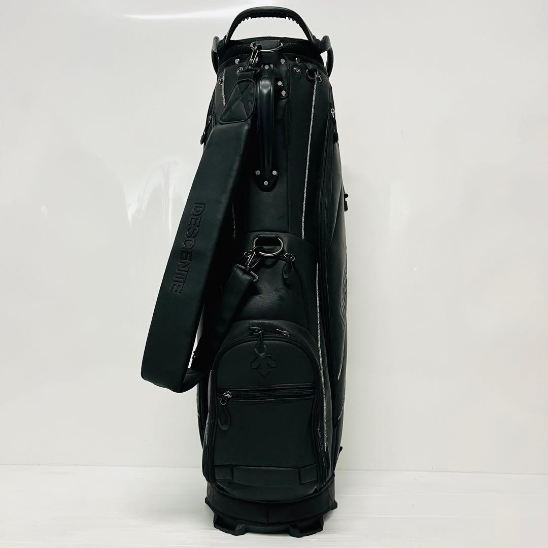 DESCENTE デサント　キャディバッグ　キャディバック　ゴルフバッグ　黒