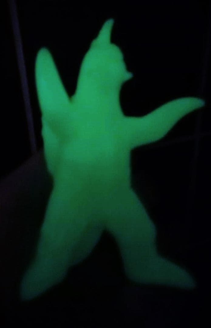 u.s.toys ビル箱怪獣シリーズ ガイガン 蓄光 ゆ～えすポケットミニソフビ