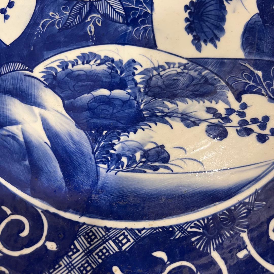 レア　骨董　伊万里　有田焼　大皿　40cmJapanesetraditional