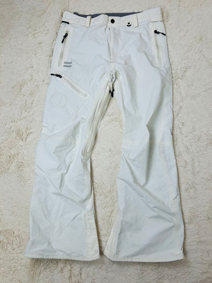 volcom ボルコム スノーボード スキー ウェア パンツ ゴアテックス 白