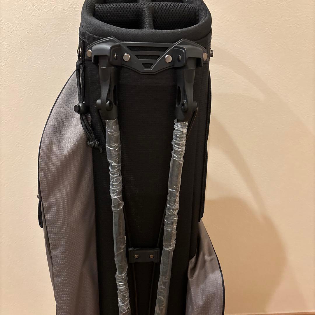 アディダス キャディバッグ 軽量スタンドバッグ 新品未使用　チャコール/ブラック