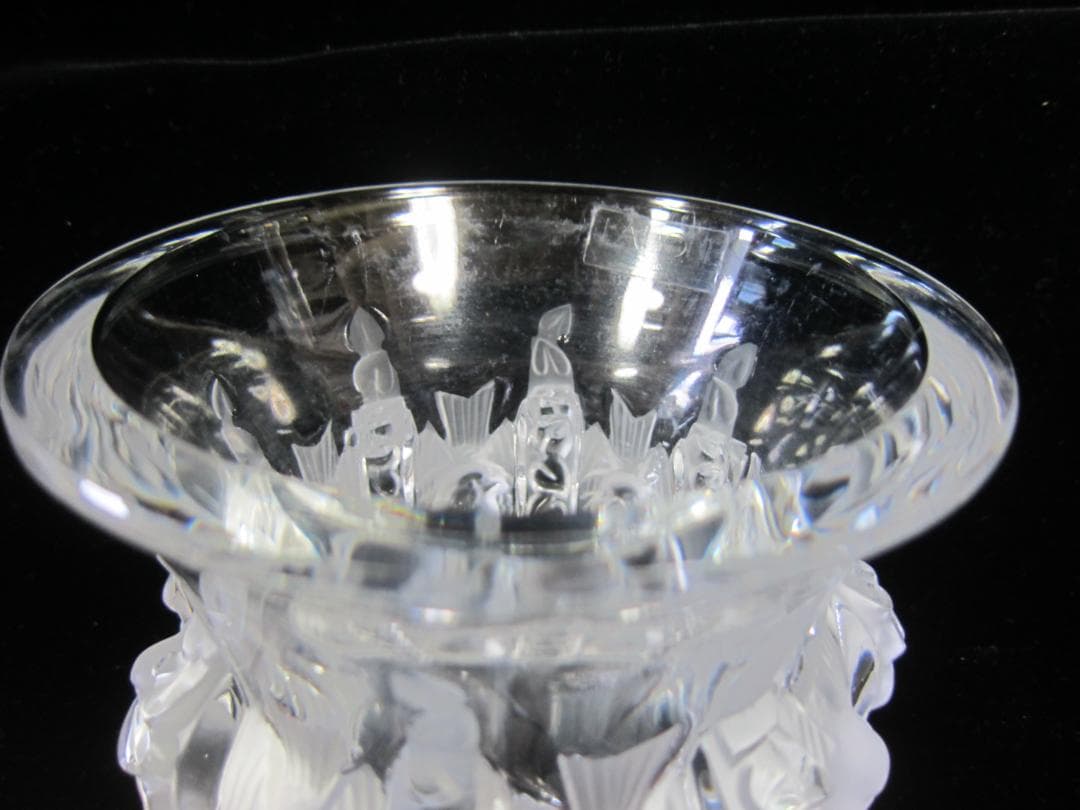 箱付き　ラリック　ダンピエール　花瓶（フラワーベース）