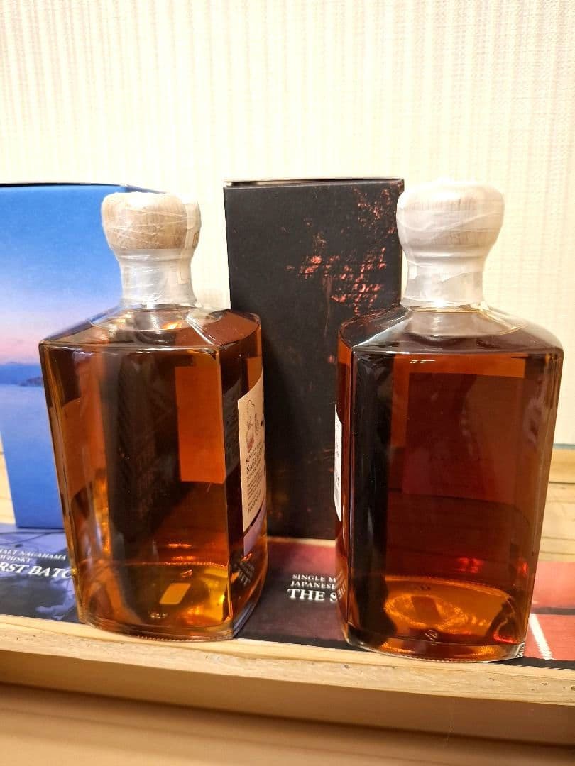 長濱シングルモルトTHE FIRST& SECOND BATCH　2本セット