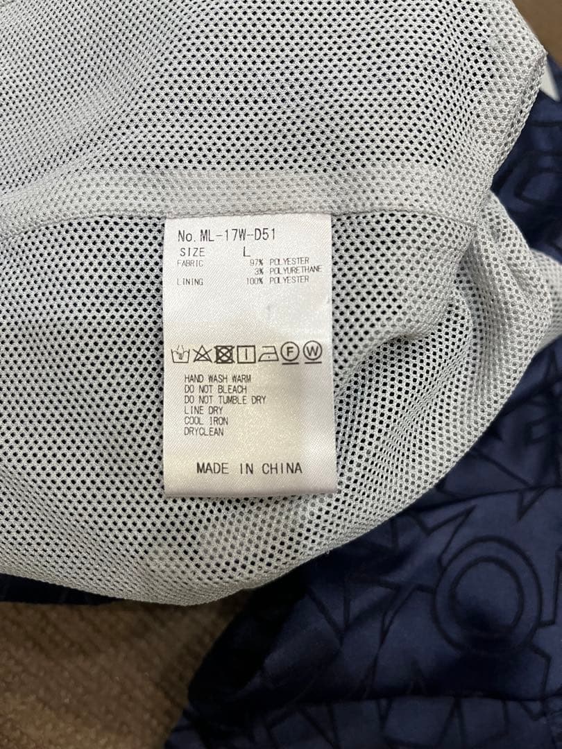 MARK & LONA ネイビー 星柄ジャケット