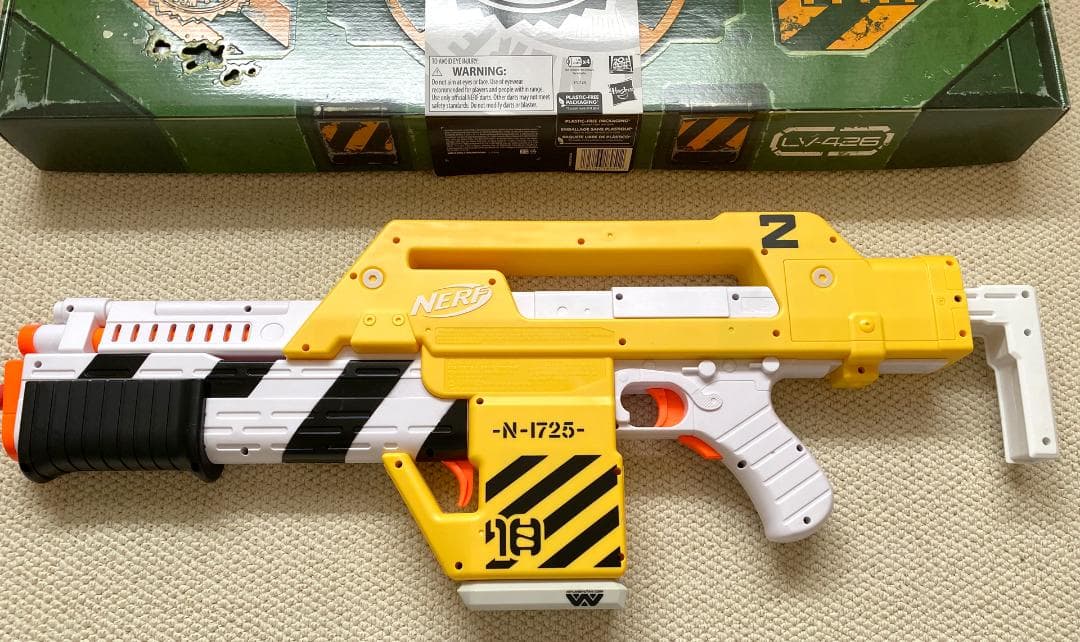【開封済中古品】NERF ナーフ エイリアン パルスライフル M41-A