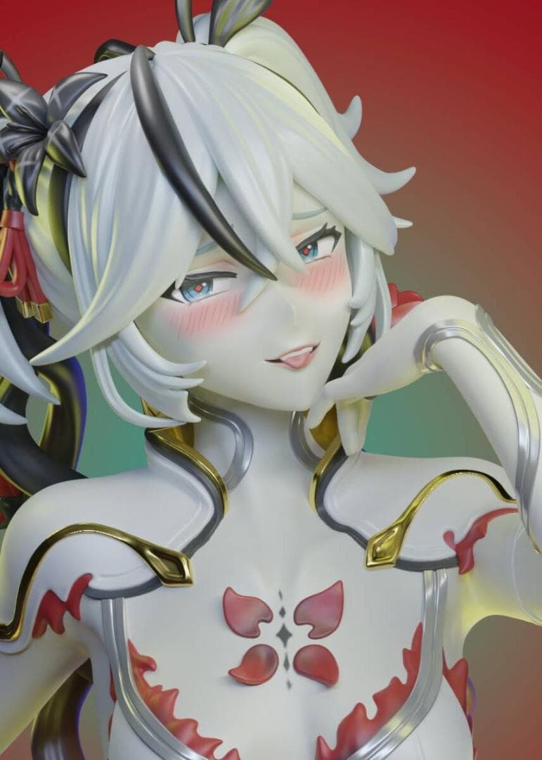 23cm 未塗装未組立　ガレージキット　鳴潮　Wuthering Waves　椿