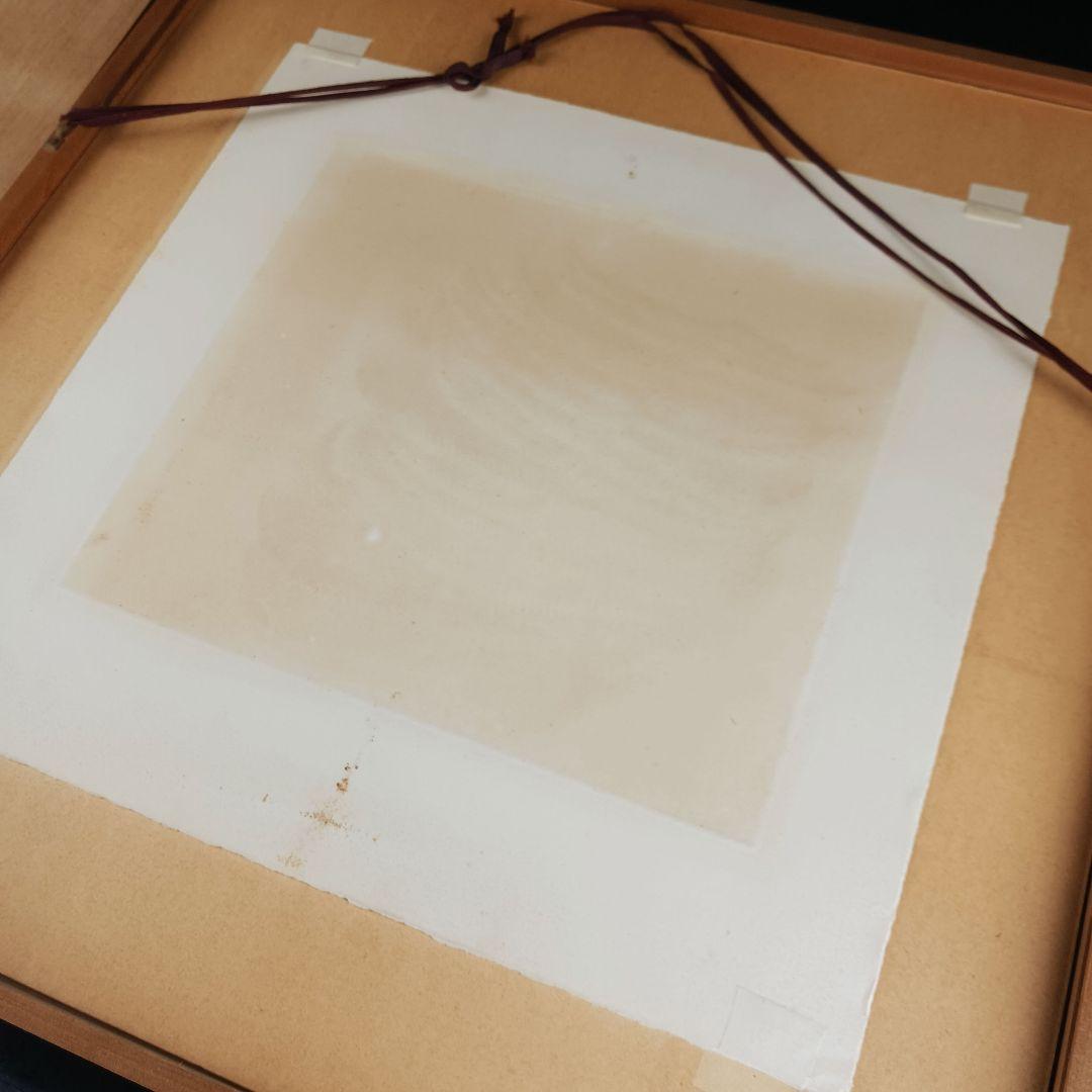 ues-20 広島の名画家 殿敷侃 版画 シダ 限定50部 図録掲載作品