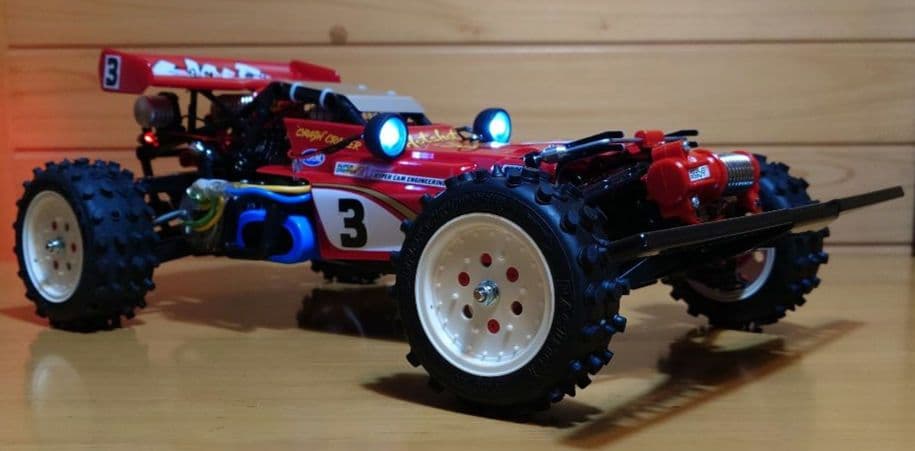 タミヤ完成モデルラジコンXB ホットショットフルセットLEDライト付新品未走行品