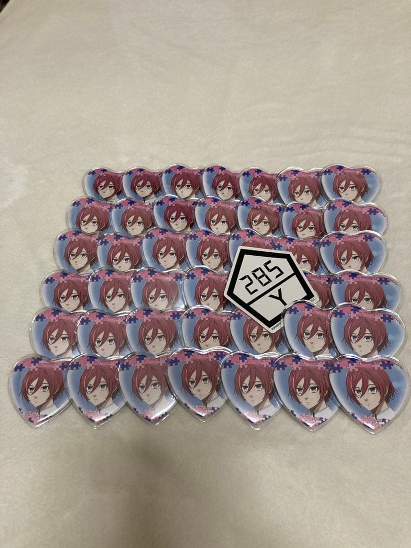 ブルーロック A4痛バ /ハート缶バッジ 千切豹馬 幼少期