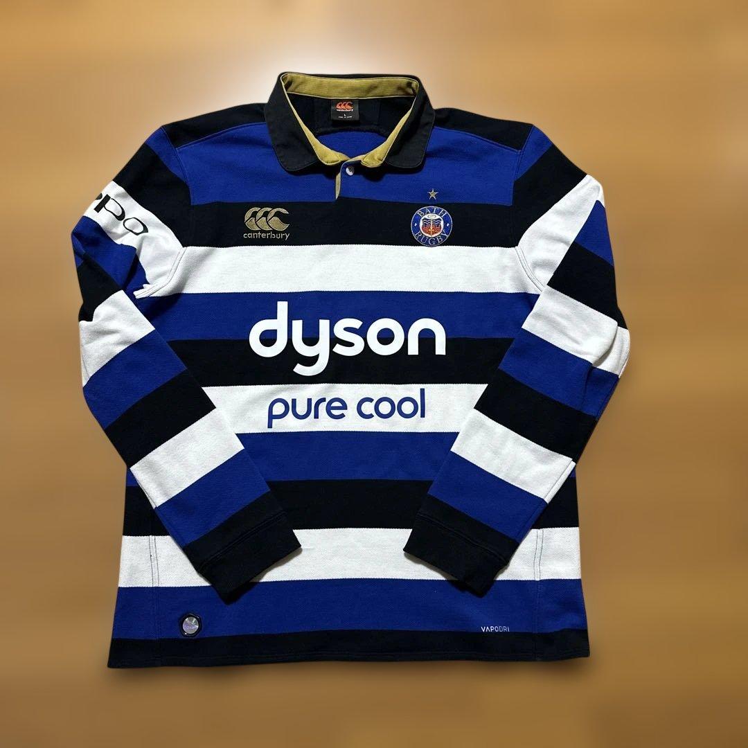 canterbury バース・ラグビー ラガーシャツ L