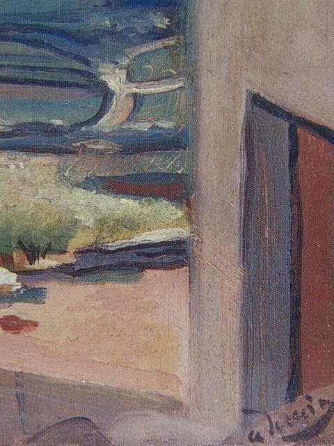 アンドレ・ドラン「風景」、希少画集画、新品高級額、額装付、状態良好