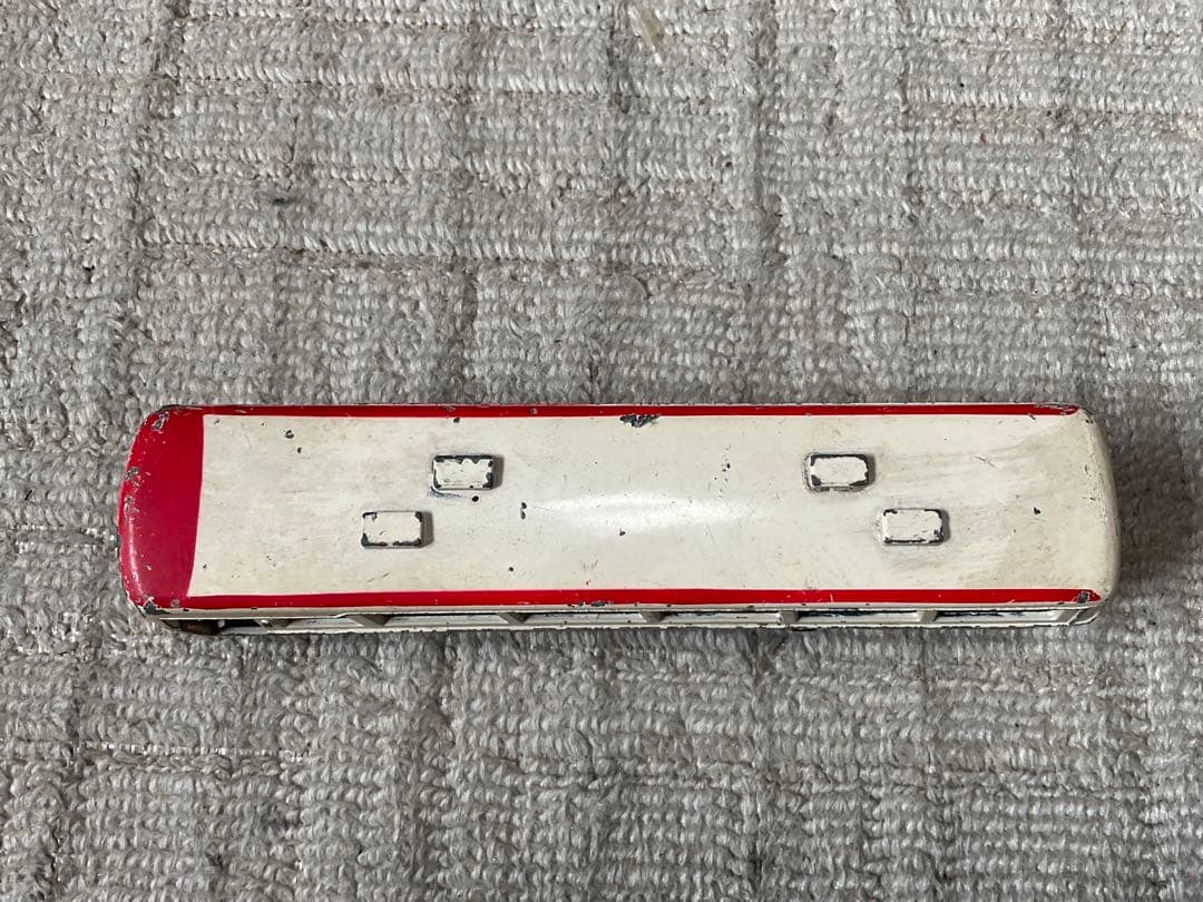 名鉄バス・ミニカー。［三菱ふそうバス］ヨネザワ・ダイヤペット。【ドアが取れてます