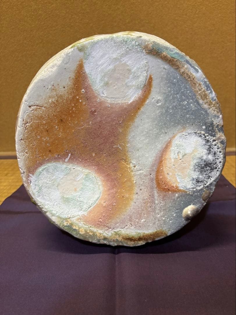 寺垣外窯　杉本貞光　伊賀　水指　「清泉」　東隆真　箱書　信楽焼　茶道具