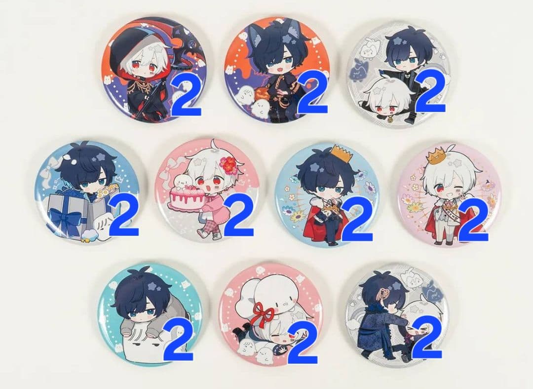 そらる まふまふ AtR 2025 ハロウィン バースデー 缶バッジ 2コン