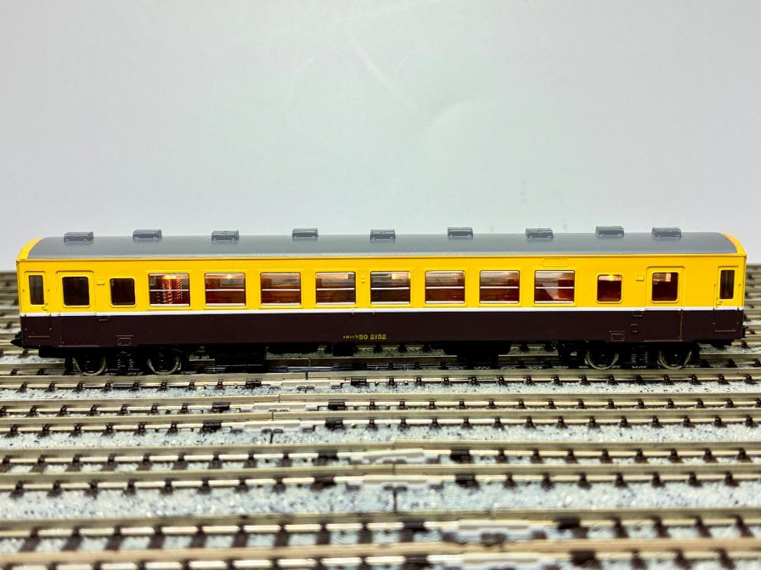 絶版・希少品『ノスタルジックビュートレイン4両セット』室内灯・TNカプラー装備