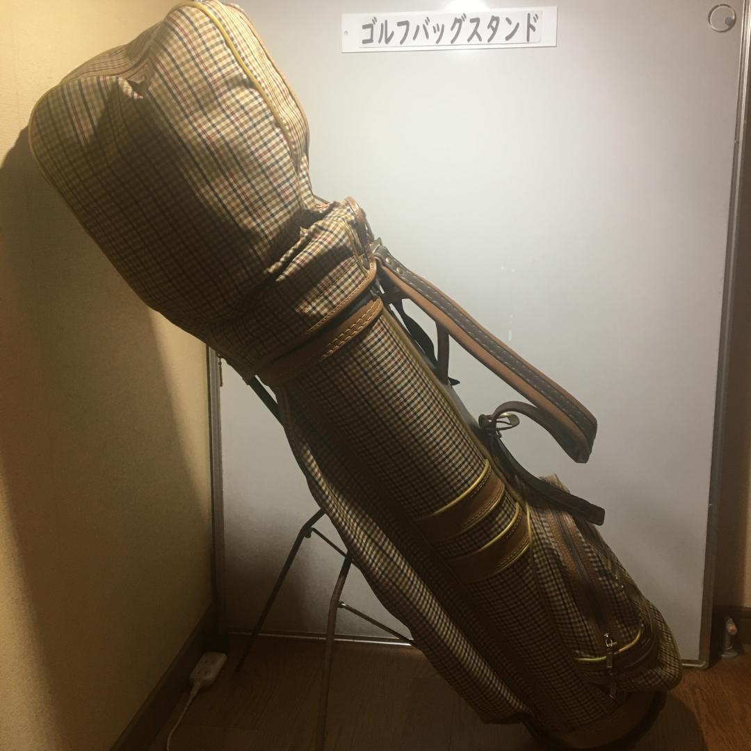 外付け ゴルフバッグ用 セルフスタンド 100x160x60㎝+1kg