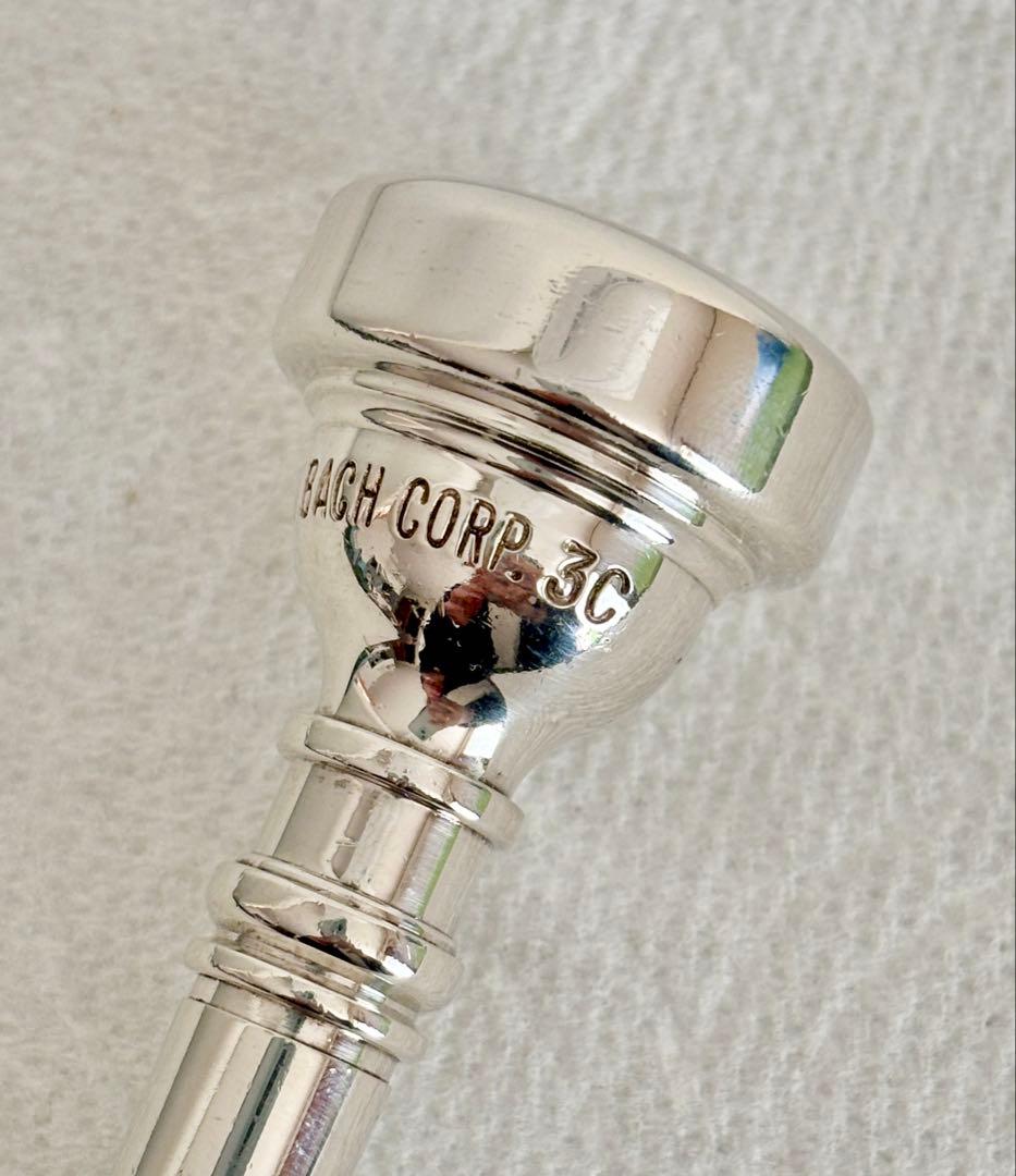 【Bach】コルネットマウスピース 3C 旧刻印 ニアピリオド